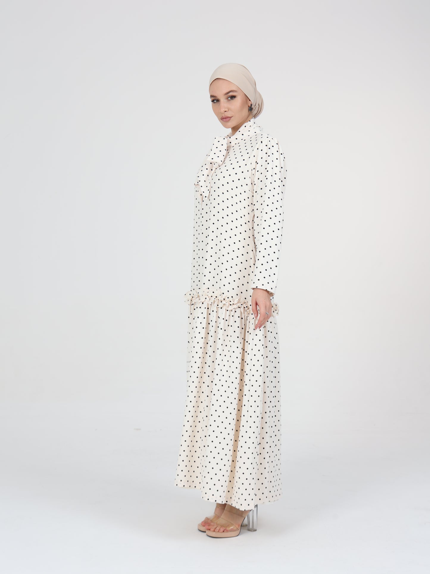 Polka Dots Maxi Dress