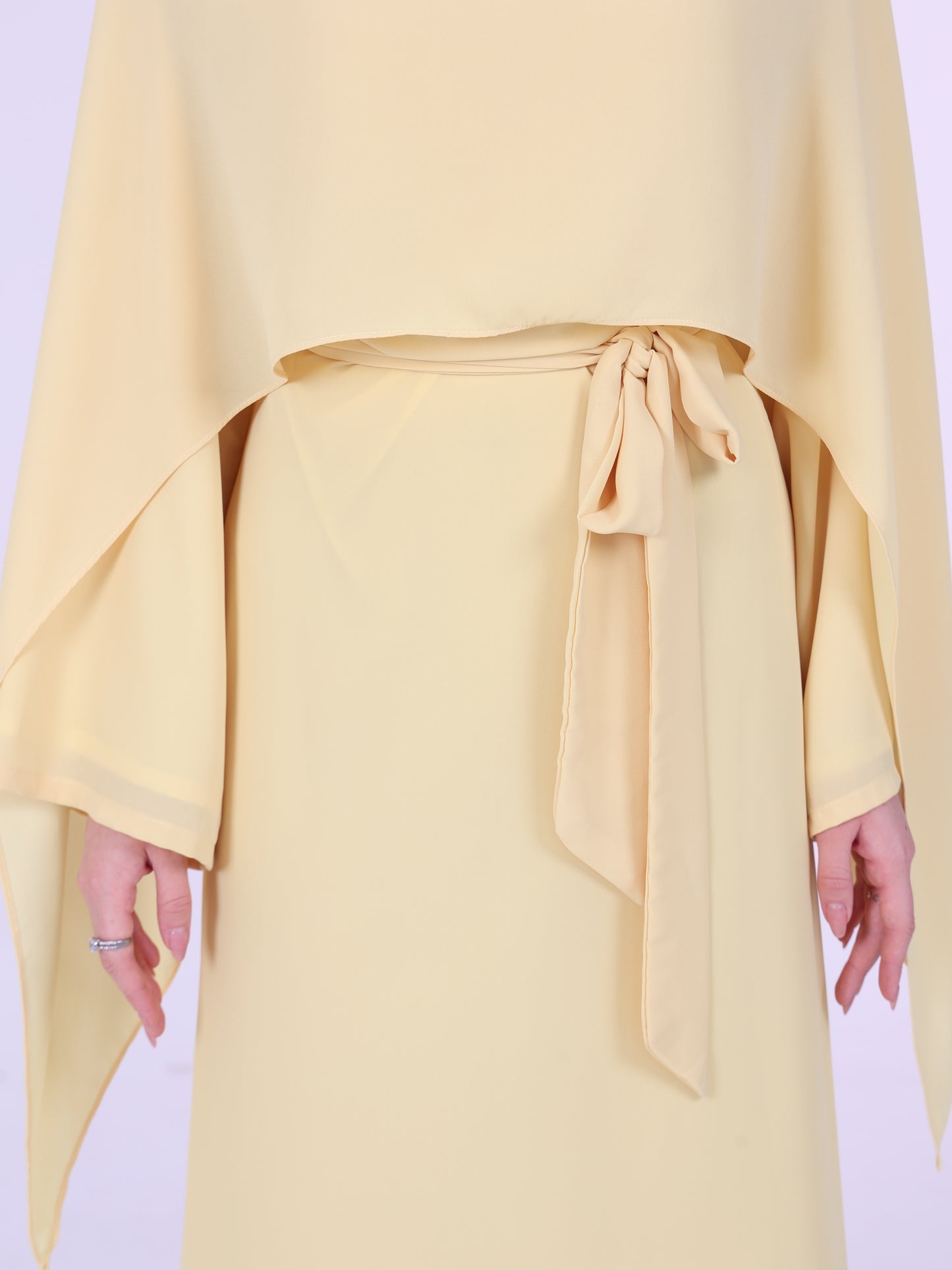 Yellow Cape Dress